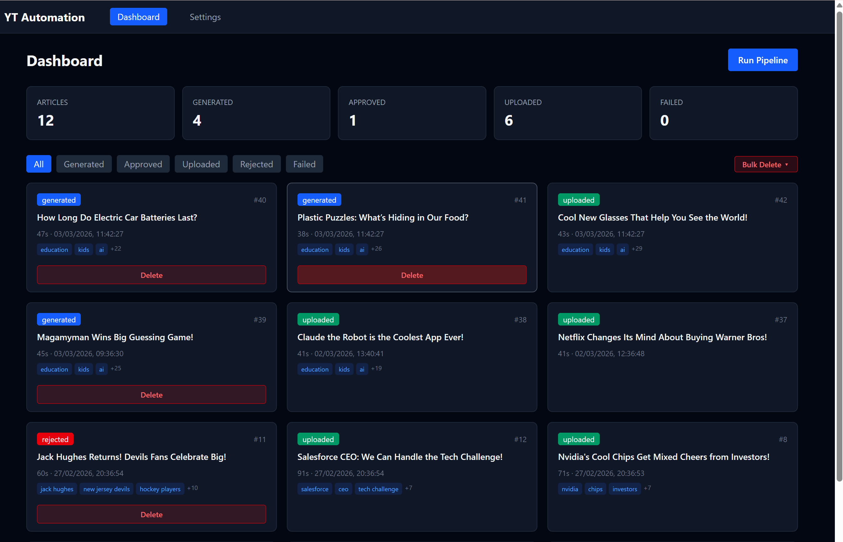 YouTube Video Automation screenshot